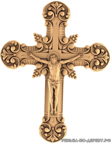 Крест Распятие #6 из дерева